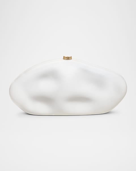 Cult Gaia The Caldera Metallic Clutch Bag | Neiman Marcus