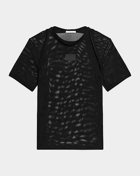 トップス HELMUT LANG T-shirt Helmut Lang Logo Crewneck T-Shirt | Saks Fifth Avenue