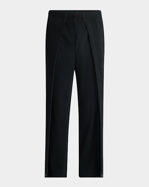 Homme Plisse Issey Miyake Men's Pleated Straight-Leg