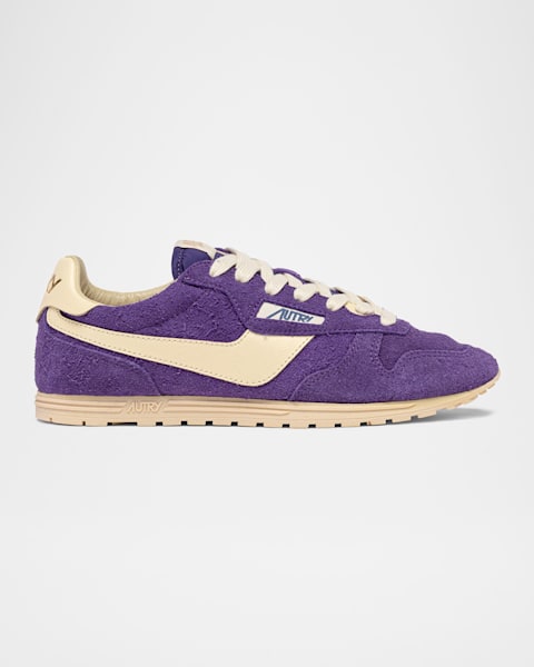 AUTRY Reelwind Low-Top Leather Trainer Sneakers | Neiman Marcus