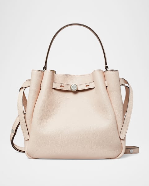 Givenchy Shark Lock Micro Bucket Bag in Box Leather | Neiman