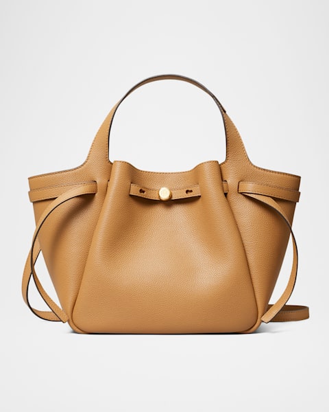 Perry Leather Shopper Tote Bag