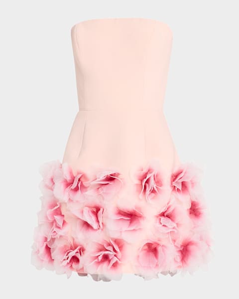 Exclusive Audrey 3D Floral Midi Dress