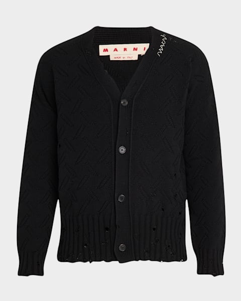 Prada Cashmere and Wool Cardigan | Saks Fifth Avenue