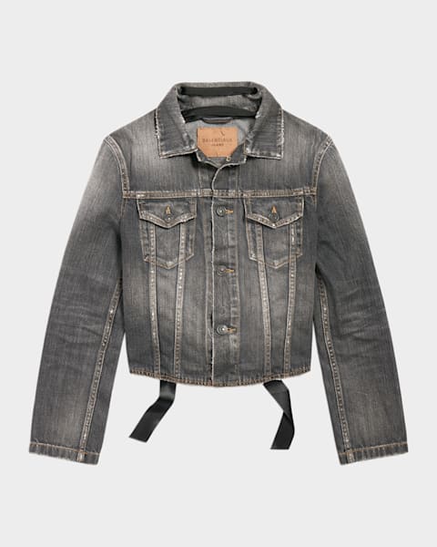 ジャケット BALENCIAGA FRINGE JACKET Men's Fringe Jacket in Black | Balenciaga US
