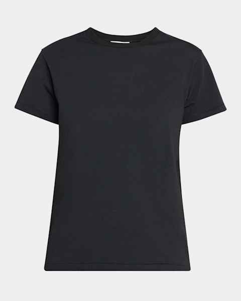 Tシャツ・カットソー The Row SS25 'Pallenberg' top Pallenberg Top White in Cotton – The Row