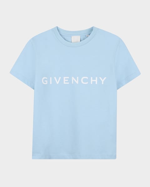 Givenchy Kids embroidered-logo Cotton T-shirt | White | FARFETCH
