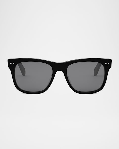 ブランデー YSL Saint Laurent Unisex SL 766 Acetate Rectangle Sunglasses