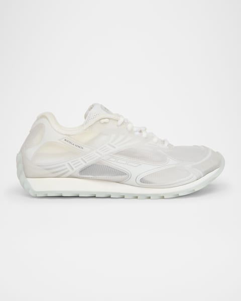 Bottega Veneta Orbit Suede Mesh Runner Sneakers | Neiman Marcus