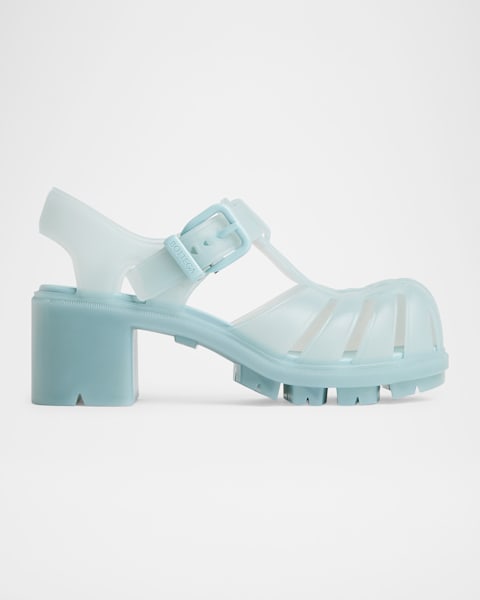 Bottega Veneta Blink Woven Napa Leather Flat Sandals