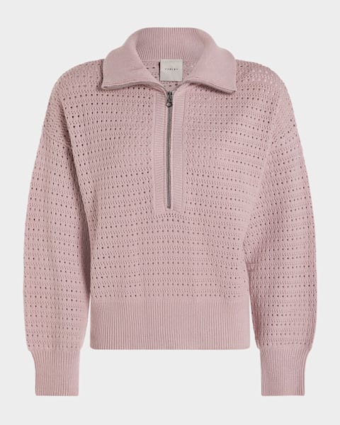 Giorgio Armani Wave-Print Long-Sleeve Metallic Silk Jersey