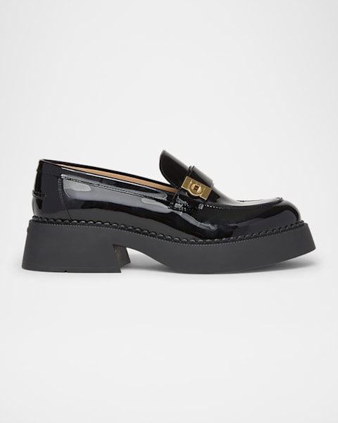 Ferragamo Jodie Leather Gancio Loafers | Neiman Marcus