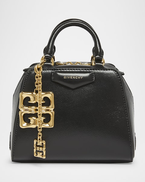 Givenchy Antigona Cube Nano Top-Handle Bag in Shiny Tumbled