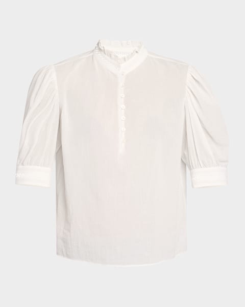 The Ruffle Collar Top | Neiman Marcus