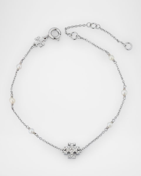 TORY BURCH ブレスレット DELICATE KIRA PEARL BRACELET 167334 Tory Burch Kira Pearl Delicate Chain Bracelet | Neiman Marcus