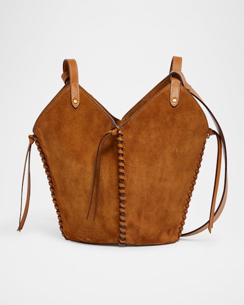 【Isabel Marant】 Silaoスエードショルダーバッグ Isabel Marant Silao Braided Suede Pouch Shoulder Bag