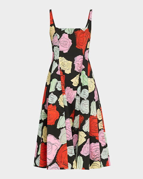 【MARNI】NO VACANCY INN LONG SLEEVELESS DRESS Marni x No Vacancy Inn Sleeveless Cutout Asymmetric Midi