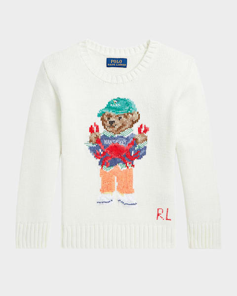 全信頼を寄せる Ralph Lauren Sweater Bear Polo Graphic Boy's Childrenswear Boys