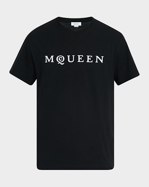 Tシャツ・カットソー ALEXANDER MCQUEEN Tie-Dye Print Cotton T-Shirt Black ALEXANDER MCQUEEN Tie-Dye Print Cotton T-Shirt Black