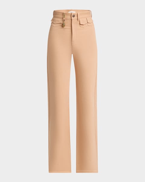 Taylor High-Rise Vegan Leather Jeans
