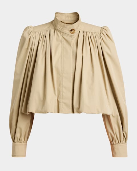 ジャケット A FERRETTI Mikado jacket Shop Alberta Ferretti - Mikado Single-Breasted Jacket | Saks