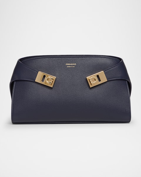 VIP【送料関税込】FERRAGAMO 'fiamma S' Black Shoulder Bag ☆Ferragamo Fiamma S shoulder bag black (FERRAGAMO