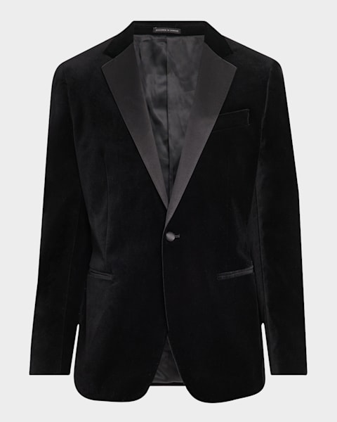 Emporio Armani Men's Velvet Sport Coat | Neiman Marcus