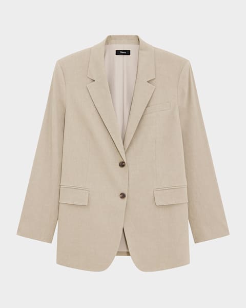 Theory Tailored Tweed Jacket | Neiman Marcus
