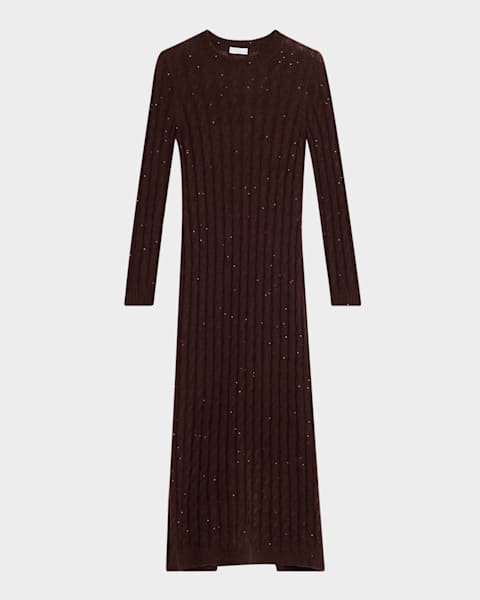 Polo Ralph Lauren Cable-Knit Sleeveless Sweater Dress | Neiman Marcus