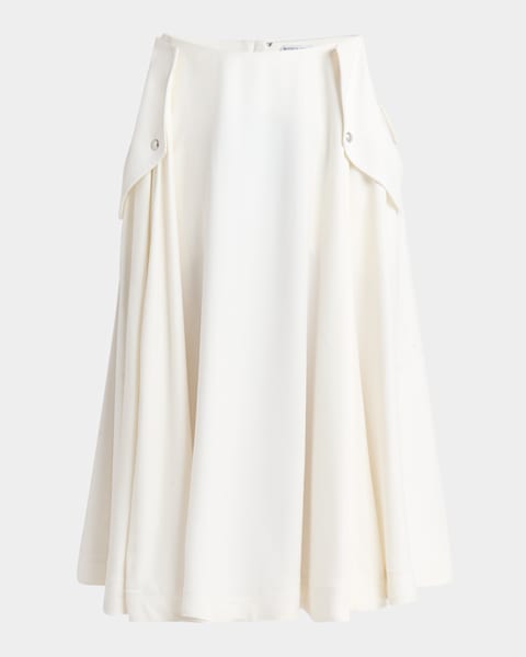 【ALAIA直営店】JUPE FLUIDE ASYMETRIQUE FLUIDE ALAIA Fluid Asymmetric Skirt | Neiman Marcus