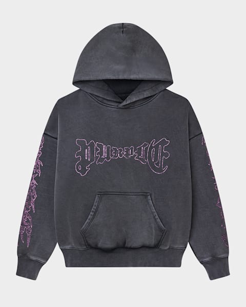 Men's Heavyweight Fleece Rhinestone Hoodie