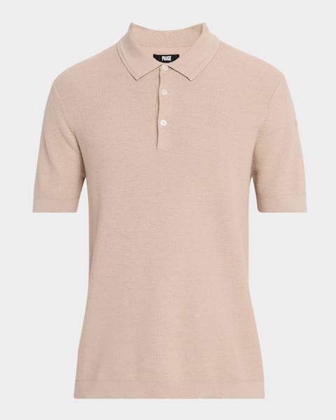 ZEGNA Men's Premium Cotton Short-Sleeve Knit Polo | Neiman