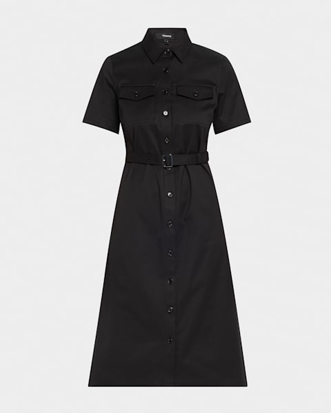 プレゼントを選ぼう！ Theory Cap-Sleeve Marcus Neiman | Dress Shift Embroidered ワンピース