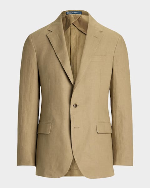 Brunello Cucinelli Men's Linen Deconstructed Suit Jacket | Neiman