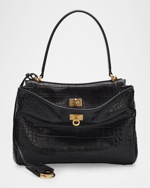 Balenciaga Rodeo Large Leather Bag | Neiman Marcus
