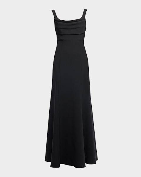 Giorgio Armani Zip-Front Long-Sleeve Silk Chiffon Layered