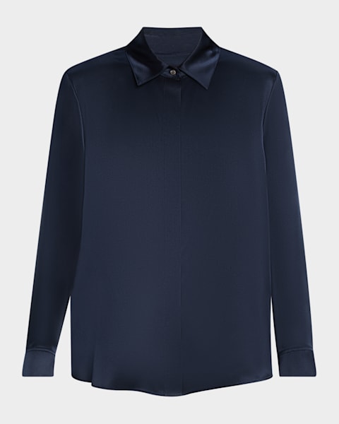 TWP Next Ex Cropped Shirt in Superfine Cotton | Neiman Marcus