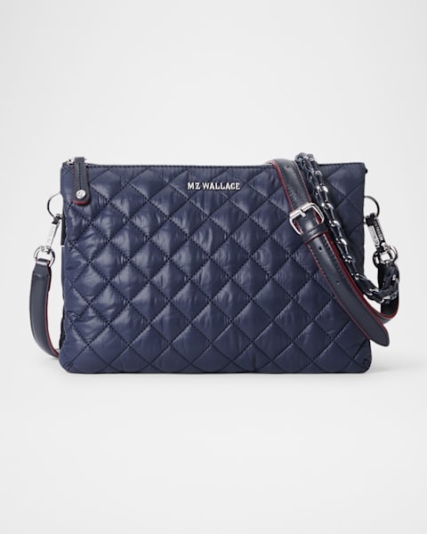MZ WALLACE Crosby Zip Nylon Crossbody Bag | Neiman Marcus