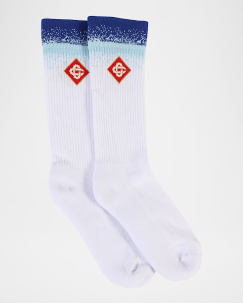 Men's Monogram Logo Crew Socks