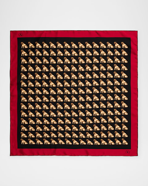 【関税＆送料込み】Valentino Garavani Petit Charles Bandeau Valentino Garavani Petit Charles Bandeau Scarf | Neiman Marcus