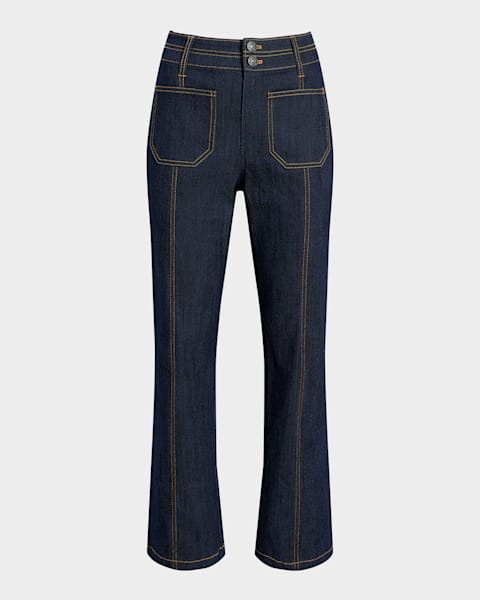 【BALENCIAGA】Girly Allover Cropped Trousers パンツ Balenciaga Girly Allover Cropped Pants | Neiman Marcus
