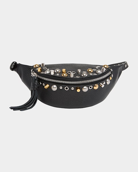 Balenciaga Men's Superbusy Leather Belt Bag | Neiman Marcus