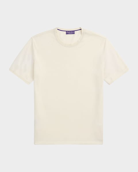 Ralph Lauren Purple Label Men's Cotton Lisle Striped T-Shirt