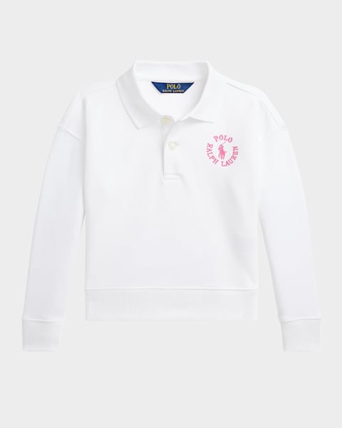 トップス herlipto Embroidery Polo Sweatshirt Her lip to】Embroidery Polo Sweatshirt