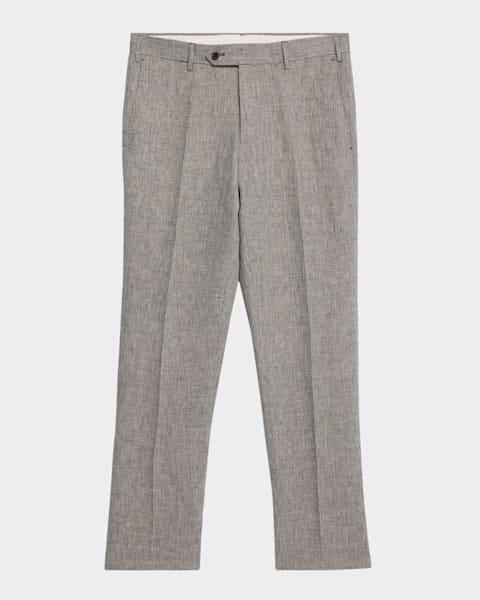 Dries Van Noten Men's Panrom Pleated Stripe Pants | Neiman