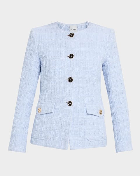 Theory Tailored Tweed Jacket | Neiman Marcus