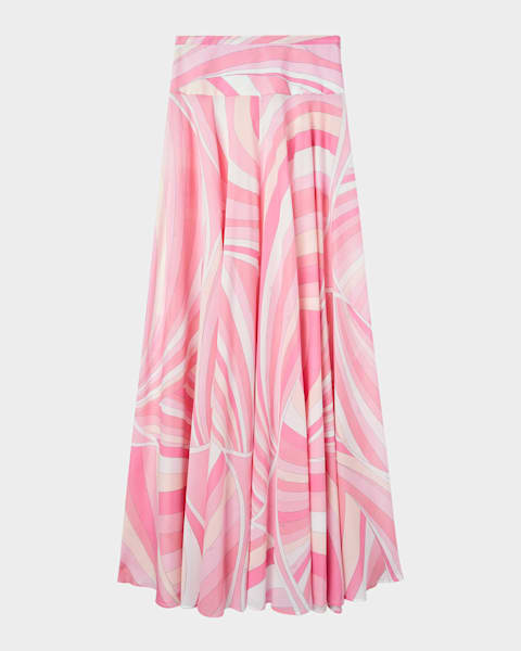 【Zimmermann】CRUSH FLUTTER MAXI SKIRT フラッターマキシ Crush Flutter Maxi Skirt Mint Lace Print Online | Zimmermann