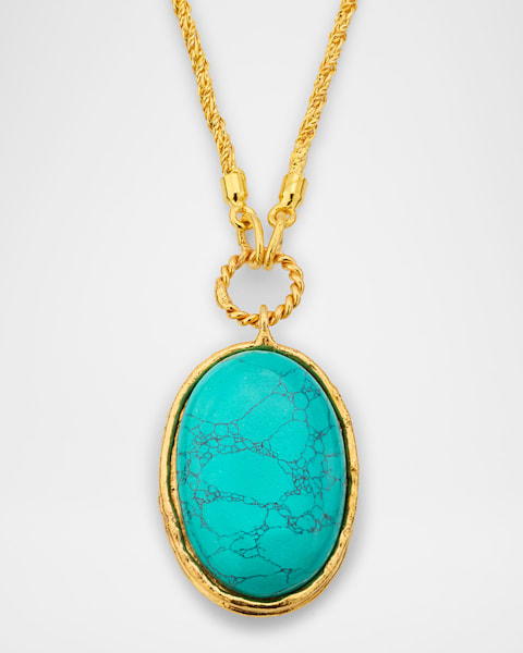 Duomo Bicolor Necklace Turquoise