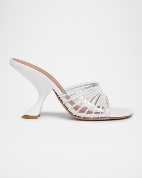 Lupita Transparent Mule Sandals