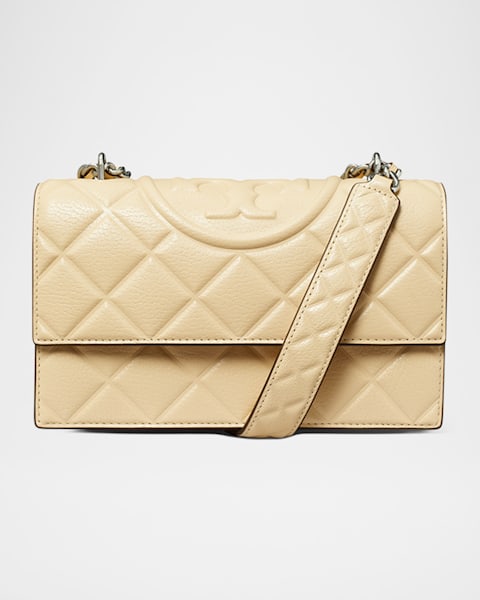 Fleming Small Convertible Leather Shoulder Bag | Neiman Marcus